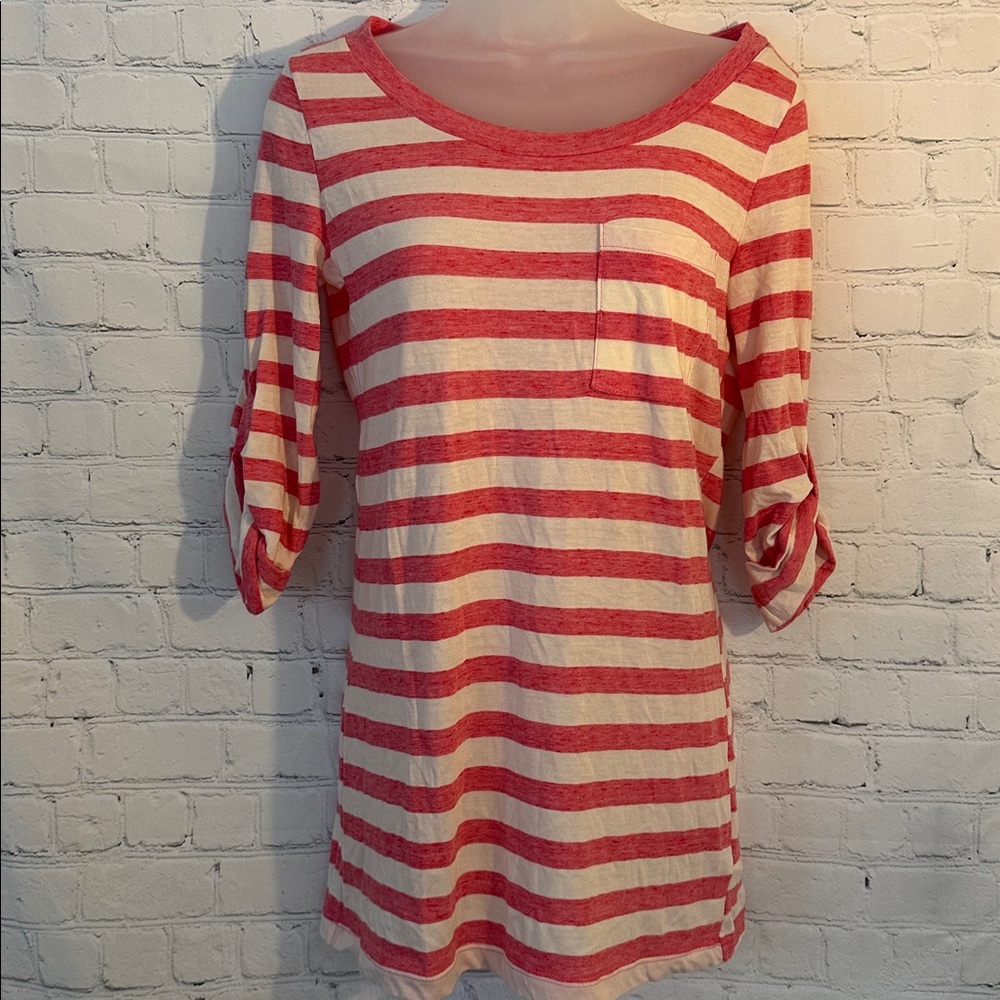 Splendid Red and White Striped Tee